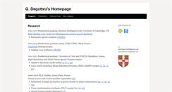 Desktop Screenshot of gillesdegottex.eu