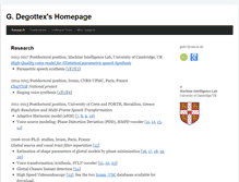 Tablet Screenshot of gillesdegottex.eu